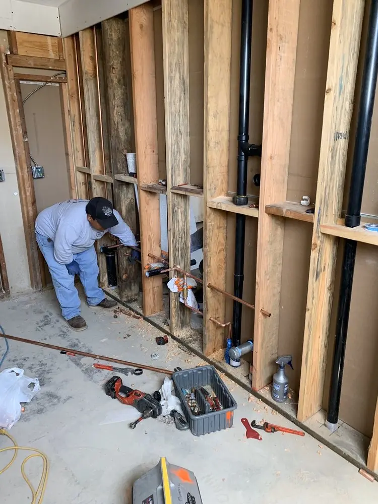 Commercial rough-in plumbing for Water Heater Replacement in Austintown
